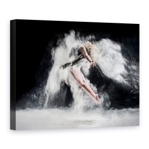 Tablou Canvas - Frenezie, Miscare, Femeie, Dansatoare, Interpret, 50 x 70 cm