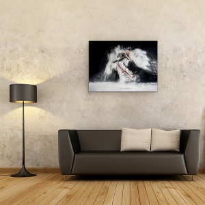 Tablou Canvas - Frenezie, Miscare, Femeie, Dansatoare, Interpret, 60 x 80 cm - Img 2