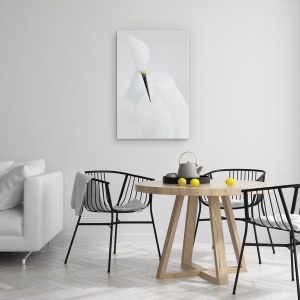 Tablou canvas - Frumusete Alba, Animal, Salbatic, Salbatic, Egreta, Pasare, 40 x 60 cm - Img 4