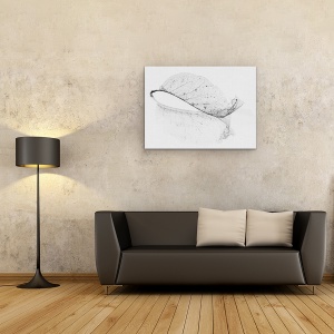 Tablou canvas - Frunza Veche, Toamna, Punct, 75 x 100 cm - Img 2