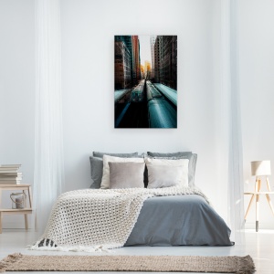 Tablou canvas - Gara Chicago, Statie, Tren, 60 x 90 cm - Img 3