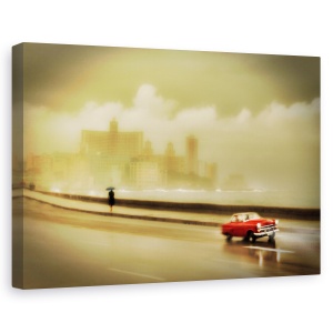 Tablou canvas - Havana Malecon, Strada, Cuba, Masina, Clasic, 80 x 120 cm