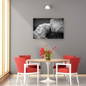 Tablou canvas - Imbratisand Farul, Peisaj Marin, Strop, Accident, 80 x 120 cm - Img 4