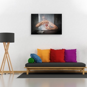 Tablou canvas - Inima Abandonata, Conceptual, Plastic, Transparent, Masa, 40 x 60 cm - Img 2