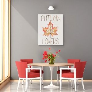 Tablou canvas - Iubirea de toamna II, 40 x 50 cm - Img 4