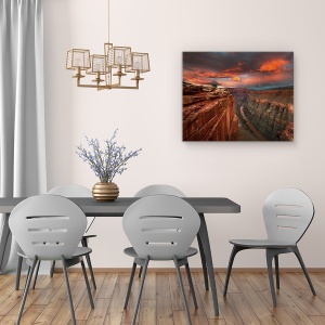 Tablou Canvas - Izbavire, Grand, Stanci, Marele Canion, Valea, Raul, 40 x 50 cm - Img 4