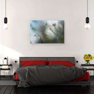 Tablou canvas - Jasmine, Floare, Flora, Floral, Iasomie, Macro, 80 x 120 cm - Img 3