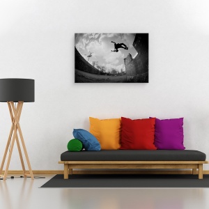Tablou canvas - Jumper, A Sari, Actiune, Persoana, Sport, Parkour, Strada, 40 x 60 cm - Img 2