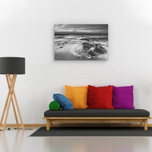 Tablou canvas - La Rompiente, Peisaj, Spania, Coasta, Mare, 60 x 90 cm - Img 2