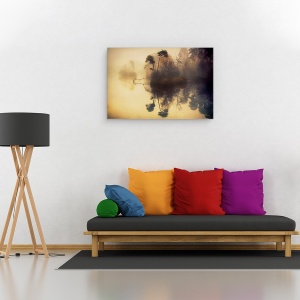 Tablou canvas - Locul Meu, Fens, Oisterwijk, Pasare, Stare De Spirit, Toamna, 60 x 90 cm - Img 2