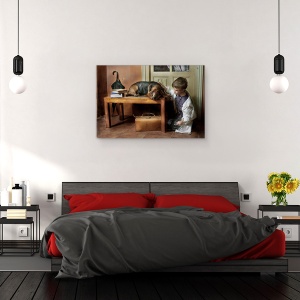 Tablou canvas - Marco Si Lola, Doctor, Caine, Baiat, Copil, 60 x 90 cm - Img 3