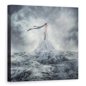 Tablou canvas - Mazu, Zeita, Femeie, Persoana, Editare Creativa, Cer, 60 x 60 cm