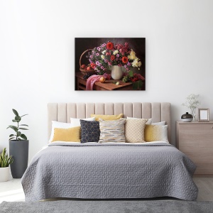 Tablou Canvas - Natura Moarta Colorata 1, 50 x 70 cm - Img 3