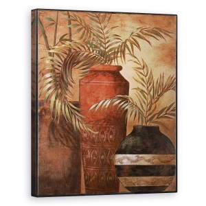 Tablou canvas - Natura Morta, Obiecte, Vaze, Plante, Pictura, 60 x 75 cm