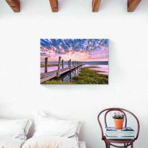 Tablou decorativ canvas peisaj natură cu apus de soare