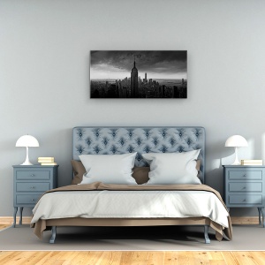 Tablou Canvas - New York Rockefeller View, Arhitectura, Manhattan, Oras, 50 x 100 cm - Img 3