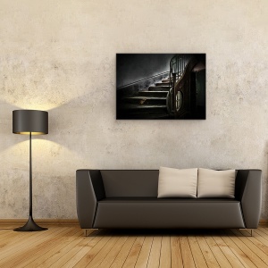 Tablou canvas - Noul Proprietar, Vechi, Casa, Degradare, Soarece, Sobolani, 75 x 100 cm - Img 2
