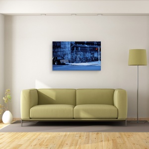 Tablou canvas - Nu Merge Pe Jos, Interzis, Masina Clasica, Grafitti, 50 x 80 cm - Img 2