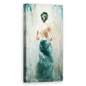 Tablou canvas - Oameni, Femeie, Echilibru, Pictura, 50 x 100 cm