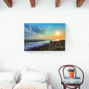 Tablou canvas decorativ Ocean și Soare 60x90 cm