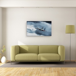 Tablou canvas - Ochiul Tigrului, Aer, Forta, Aeronava, Fortele Aeriene, 50 x 80 cm - Img 2