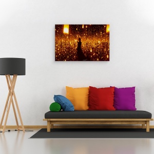 Tablou canvas - Oglinzi In Infinit, Portret, Expozitie, Arta, 40 x 60 cm - Img 2