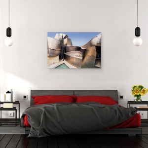 Tablou canvas - Ondulare, Arhitectura, Bibao, Spania, 40 x 60 cm - Img 3