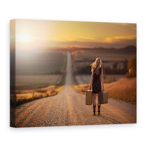 Tablou canvas - Parasind Nebraska, Portret, Calatorie, Valiza, Sarbatori, 60 x 80 cm