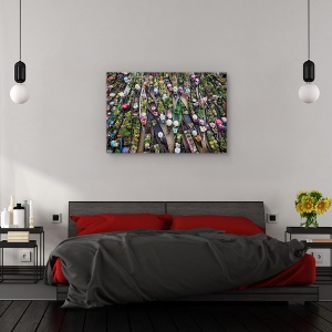Tablou canvas - Pasar Terapung, Oameni, Barci, Comert, Alimente, 80 x 120 cm - Img 3