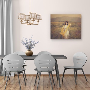 Tablou canvas - Pastorala, Vintage, Retro, Lunca, Afara, In Aer Liber, 60 x 75 cm - Img 4