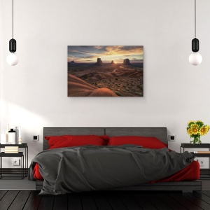 Tablou canvas - Peisajul Viselor Mele, Arizona, SUA, Vale, Navajo, 40 x 60 cm - Img 3