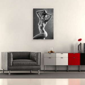 Tablou canvas - Picaturi, Adult, Arta, Artistic, Fundal, Echilibru, 40 x 60 cm - Img 2