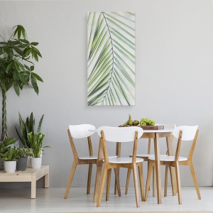 Tablou canvas - Planta, Palma, Frunze, Pictura, 50 x 100 cm - Img 4