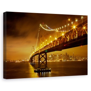 Tablou canvas - Podul Bay, Sua, San Francisco, America, 60 x 90 cm