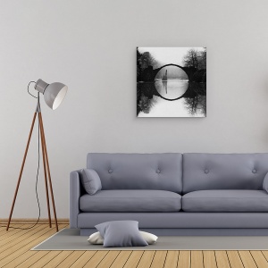 Tablou canvas - Podul Diavolului, Cerc, Circulara, Rotund, Inel, Pod, 90 x 90 cm - Img 2