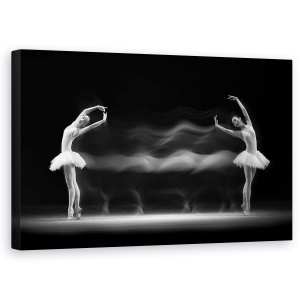 Tablou canvas - Poza Dubla, Balerina, Balet, Dansatoare, 50 x 80 cm