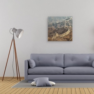 Tablou canvas - Primavara Timpurie In Mutianyu, China, Mare Zid Chinezesc, Arhitectura, 60 x 60 cm - Img 2