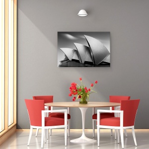 Tablou canvas - Profilul Operei Din Sidney, Australia, Sala De Concerte, 80 x 120 cm - Img 4