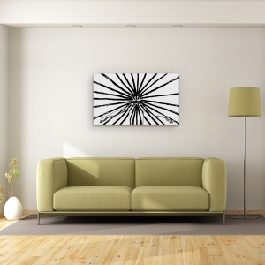 Tablou canvas - Radiatii, Linii, Radia, Baiat, Banda, Pusti, Portret, 50 x 80 cm - Img 2