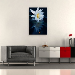 Tablou canvas - Reflectie, Nufar, Crin, Zen, Spa, 40 x 60 cm - Img 2