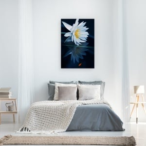Tablou canvas - Reflectie, Nufar, Crin, Zen, Spa, 60 x 90 cm - Img 3