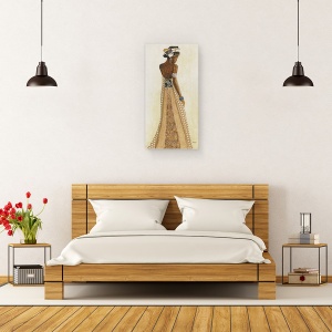 Tablou canvas - Rochie De Vacanta 1, 50 x 100 cm - Img 3