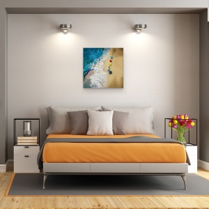 Tablou canvas - Salutare, Vara, Sarbatori, Vacanta, Vara, Statiune, 90 x 90 cm - Img 3