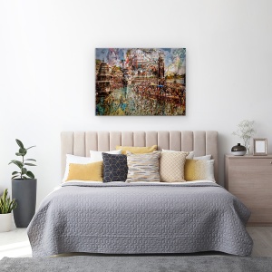 Tablou canvas - Sfanta Indie, Multime, Calatorie, Turism, Dezordine, 50 x 70 cm - Img 3