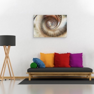 Tablou canvas - Spirala, Scara, Trepte, Vartej, Model, 60 x 90 cm - Img 2