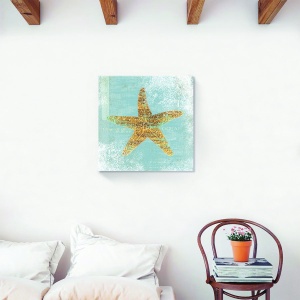 Tablou canvas baie stea de mare 60x60 cm