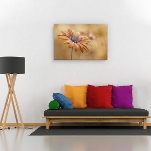 Tablou canvas - Stralucire de vara, Flori, Auriu, 80 x 120 cm - Img 2