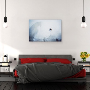 Tablou canvas - Stralucirea Eterna A Mintii, Dragoste, Iarna, Rusia, Volgograd, Portret, 40 x 60 cm - Img 3