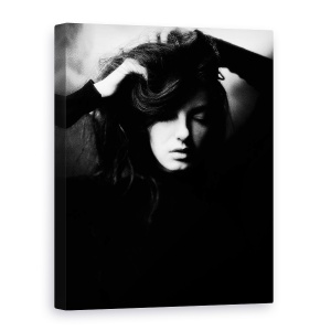 Tablou canvas - Studio, Monocrom, Studio, Fata, Intuneric, Fum, 50 x 70 cm