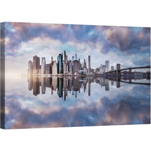 Tablou canvas - Sua, Oras, Orizont, Cladire, Apus, Calatorie, 50 x 80 cm